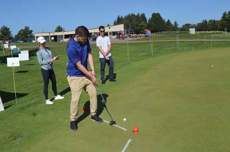 Making the putt